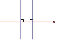 Объясните почему две прямые перпендикулярные к третьей не пересекаются?